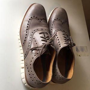 Cole haan grey dress shoes sz 10m
